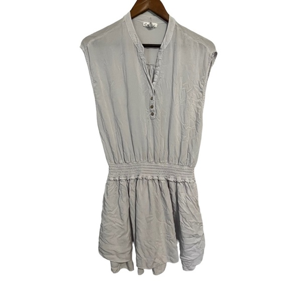 On The Road Dresses & Skirts - Women's On the Road Grey Button Front Dress